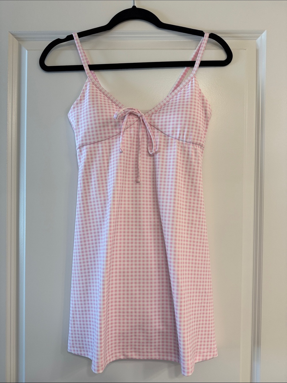Pink Gingham athletic dress